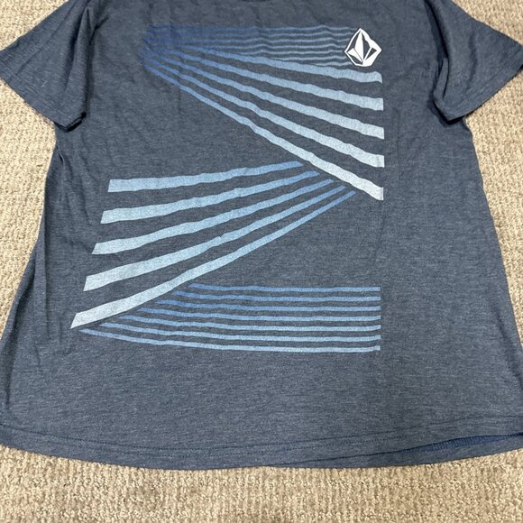 Volcom T-Shirt Men’s Blue Short Sleeve Size Large - Picture 6 of 11